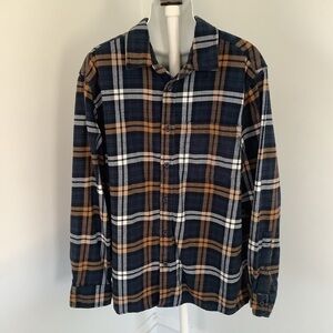 Eddie Bauer Plaid Flannel Buttondown Sz. XL